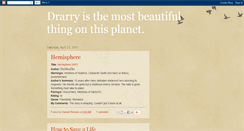 Desktop Screenshot of heckyeahdrarry.blogspot.com