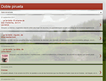 Tablet Screenshot of doblepirueta.blogspot.com