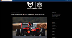 Desktop Screenshot of marussiamanorracing.blogspot.com