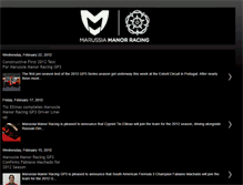 Tablet Screenshot of marussiamanorracing.blogspot.com