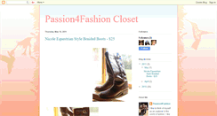 Desktop Screenshot of passionforfashioncloset.blogspot.com