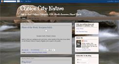 Desktop Screenshot of choicecitynative.blogspot.com