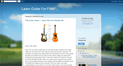 Desktop Screenshot of freelessonsforguitar.blogspot.com