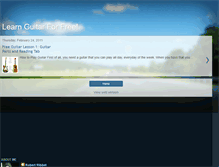 Tablet Screenshot of freelessonsforguitar.blogspot.com