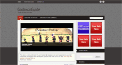 Desktop Screenshot of godswar-guide.blogspot.com