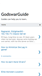 Mobile Screenshot of godswar-guide.blogspot.com