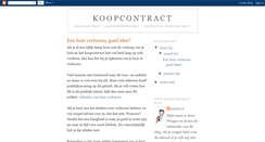 Desktop Screenshot of koopcontract.blogspot.com