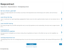 Tablet Screenshot of koopcontract.blogspot.com