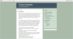 Desktop Screenshot of dipaolopropiedades.blogspot.com