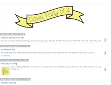 Tablet Screenshot of davispartyof4.blogspot.com