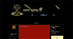 Desktop Screenshot of efectovirtual.blogspot.com