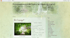 Desktop Screenshot of ecopaesaggio.blogspot.com