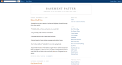 Desktop Screenshot of basementpatter.blogspot.com