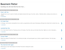 Tablet Screenshot of basementpatter.blogspot.com