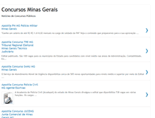 Tablet Screenshot of concursosminasgerais.blogspot.com