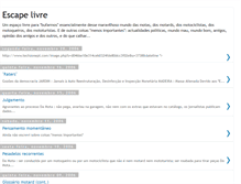 Tablet Screenshot of escapelivrenaestrada.blogspot.com
