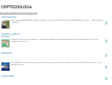 Tablet Screenshot of cripto-zoologia.blogspot.com