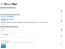 Tablet Screenshot of deecee-mymilitarydays.blogspot.com
