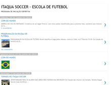 Tablet Screenshot of itaquasoccer.blogspot.com
