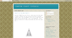 Desktop Screenshot of cantoncraftcoterie.blogspot.com