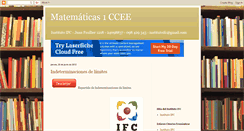 Desktop Screenshot of matematicas1ccee.blogspot.com