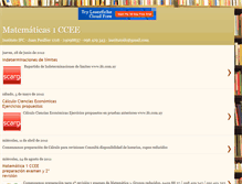 Tablet Screenshot of matematicas1ccee.blogspot.com
