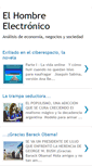 Mobile Screenshot of elhombreelectronico.blogspot.com