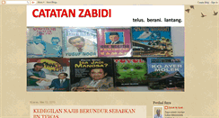 Desktop Screenshot of catatanzabidi.blogspot.com