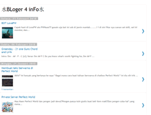 Tablet Screenshot of bloger4info.blogspot.com