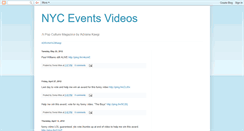 Desktop Screenshot of nyceventsvideos.blogspot.com