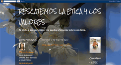 Desktop Screenshot of enmacontreras-rescatareticayvalores.blogspot.com