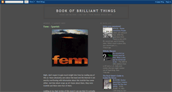 Desktop Screenshot of bookbrilliantthings.blogspot.com