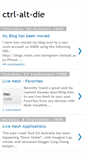 Mobile Screenshot of ctrl-alt-die.blogspot.com