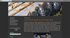 Desktop Screenshot of kolayaricilik.blogspot.com