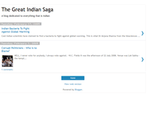 Tablet Screenshot of indiansaga.blogspot.com