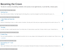 Tablet Screenshot of becomingthecrown.blogspot.com