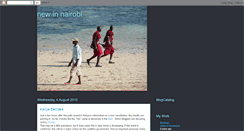 Desktop Screenshot of newinnairobi.blogspot.com