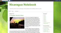 Desktop Screenshot of nicaraguanotebook.blogspot.com