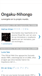 Mobile Screenshot of ongaku-nihongo.blogspot.com