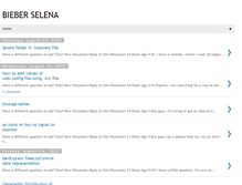 Tablet Screenshot of bieber-selena.blogspot.com