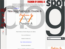 Tablet Screenshot of fashionbydoublea.blogspot.com