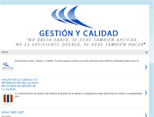 Tablet Screenshot of gestion-y-calidad.blogspot.com