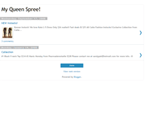 Tablet Screenshot of myqueenspree.blogspot.com
