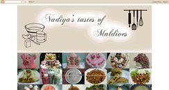 Desktop Screenshot of nadiyas-tastesofmaldives.blogspot.com