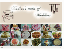 Tablet Screenshot of nadiyas-tastesofmaldives.blogspot.com