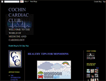 Tablet Screenshot of cochincardiacclub.blogspot.com