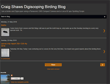 Tablet Screenshot of craigshawsbirdingblog.blogspot.com