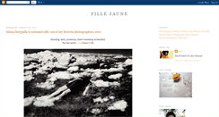 Desktop Screenshot of fille-jaune.blogspot.com