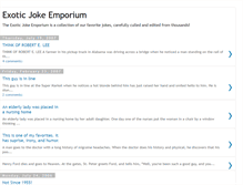 Tablet Screenshot of exoticjokeemporium.blogspot.com