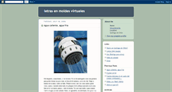 Desktop Screenshot of letrasdemolde.blogspot.com